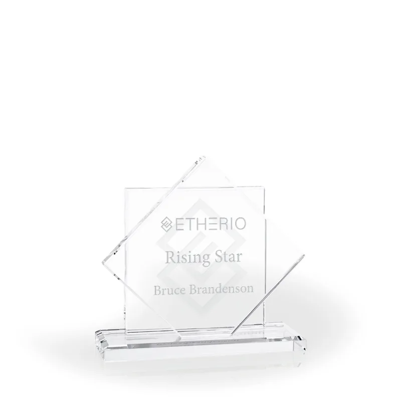 Points of Light Clear Glass Award