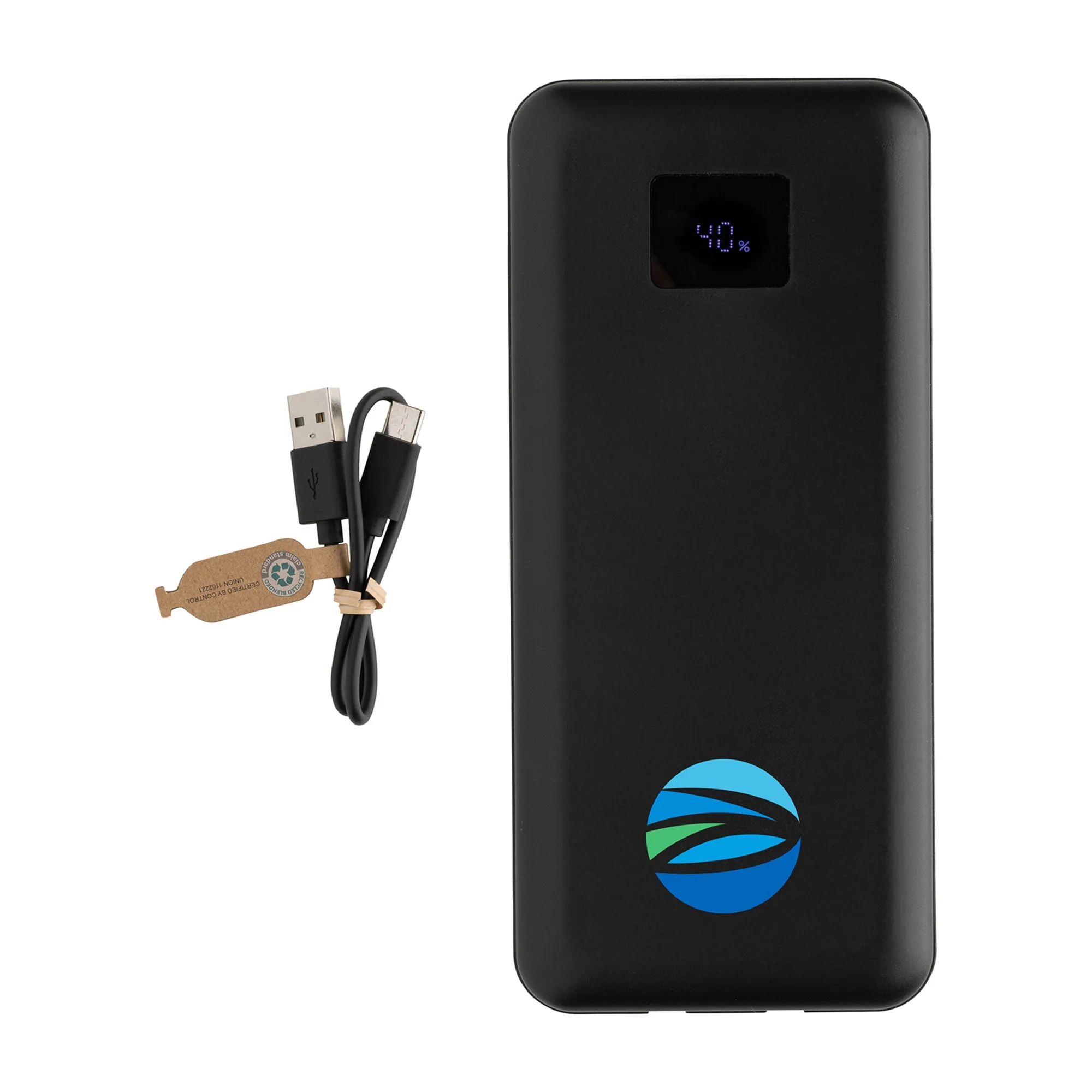 Gridley rPlastic 20000 65W Laptop Powerbank - Black