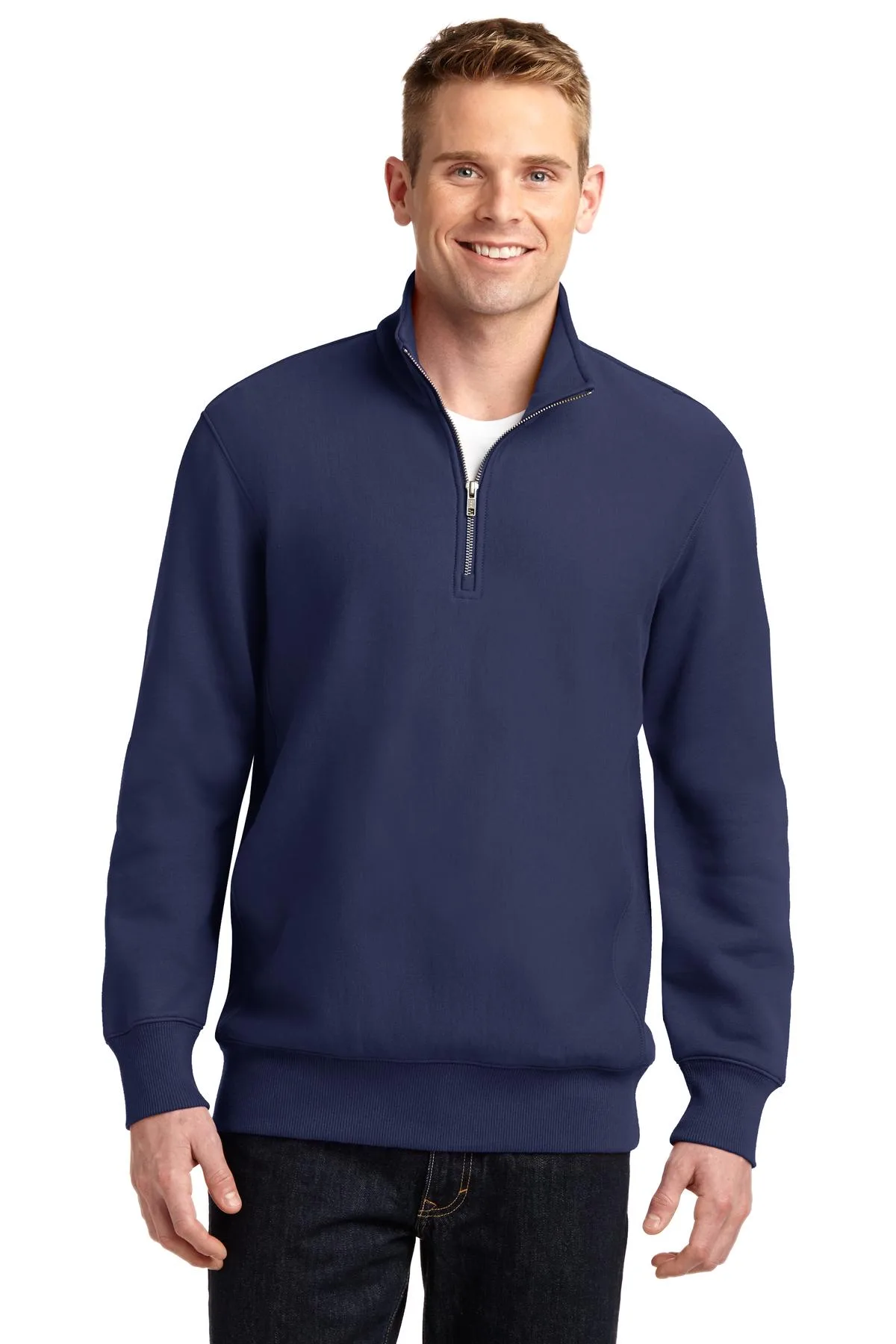 Sport-Tek® Super Heavyweight 1/4-Zip Pullover Sweatshirt. view 4