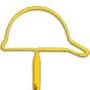 Hard Hat Inkbend Standard, Bent Pen