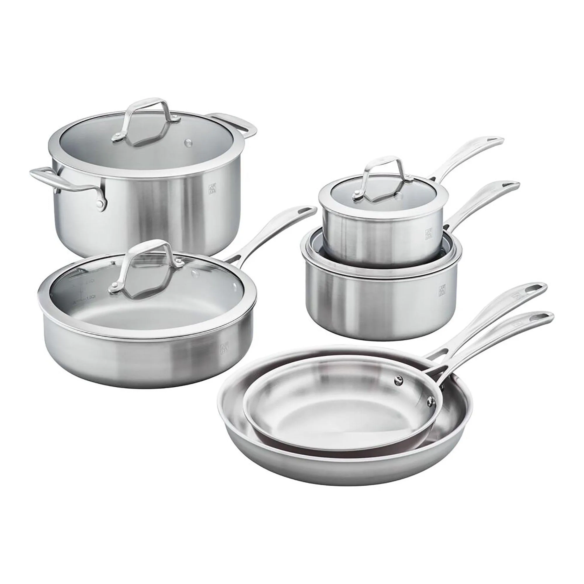 Zwilling Spirit 10Pc 3-Play Stainless Steel Cookware Set