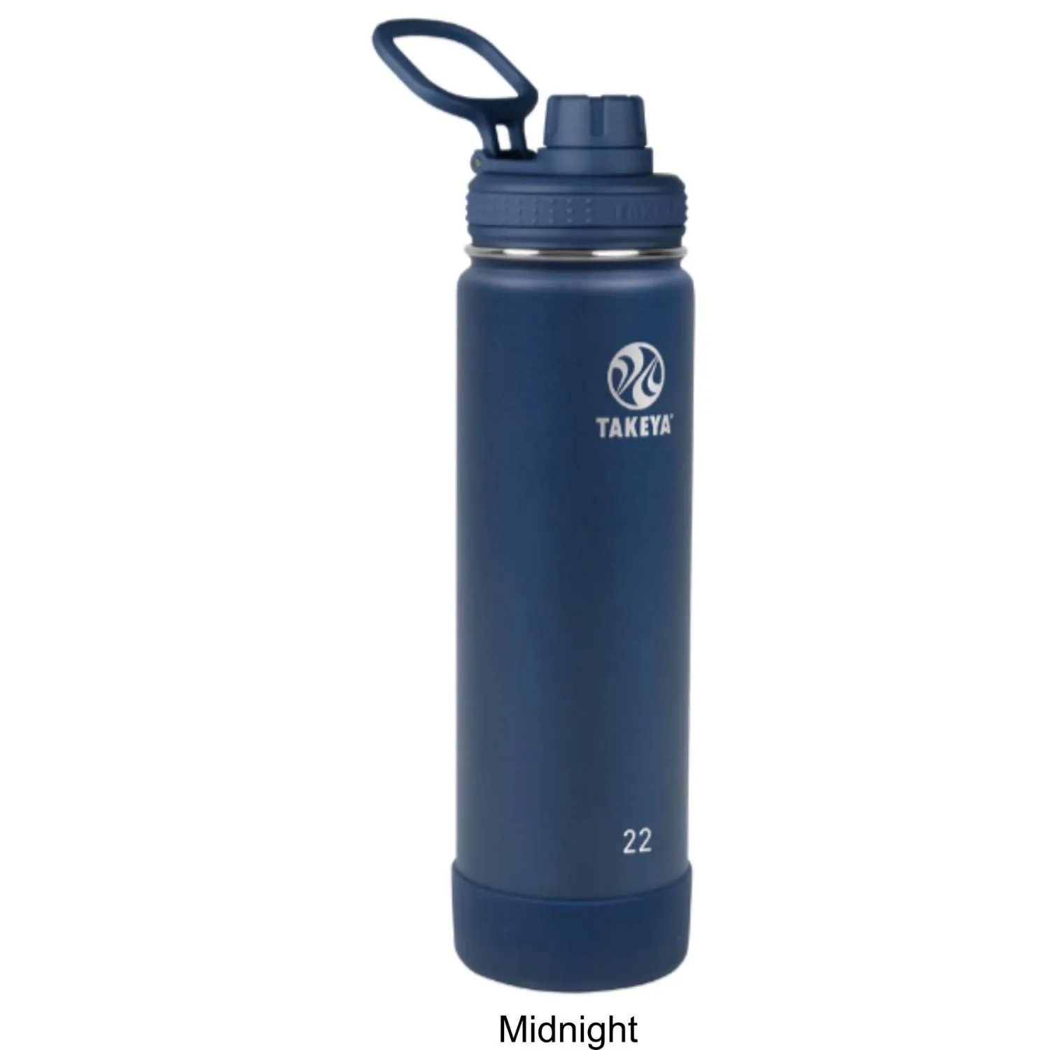 22 oz Takeya® Stainless Steel Insulated Active Water Bottle w/ Spout Lid view 3