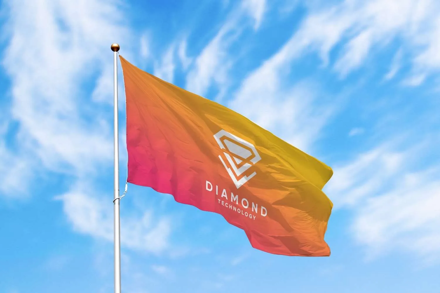 8' x 12' Nylon Flag Single-Sided view 5