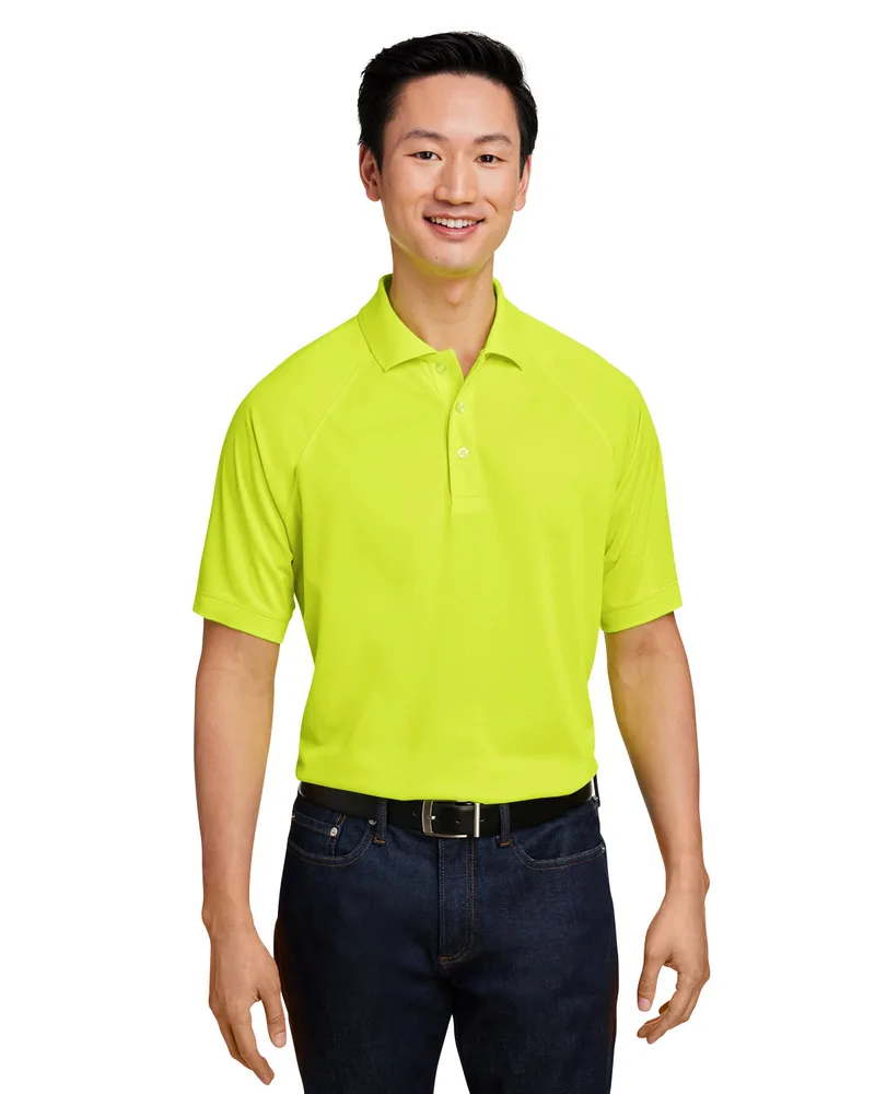 Harriton Men's Charge Snag and Soil Protect Polo Shirt view 5