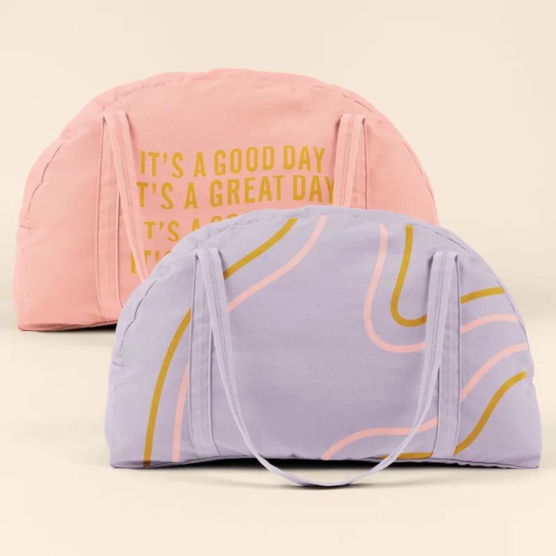 Somewhere Tote - Colored Canvas