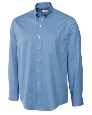 Cutter & Buck Epic Easy Care Fine Twill Mens Big and Tall Dress Shirt view 7