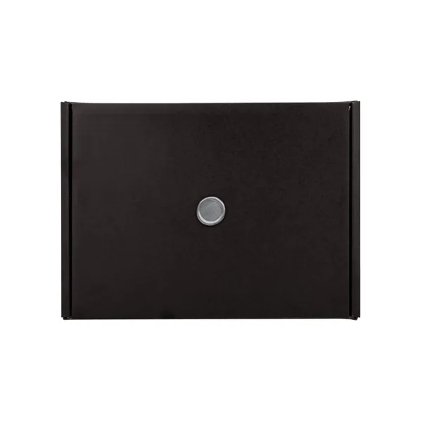 Black Gift Box with Wax Stamp Decoration view 3