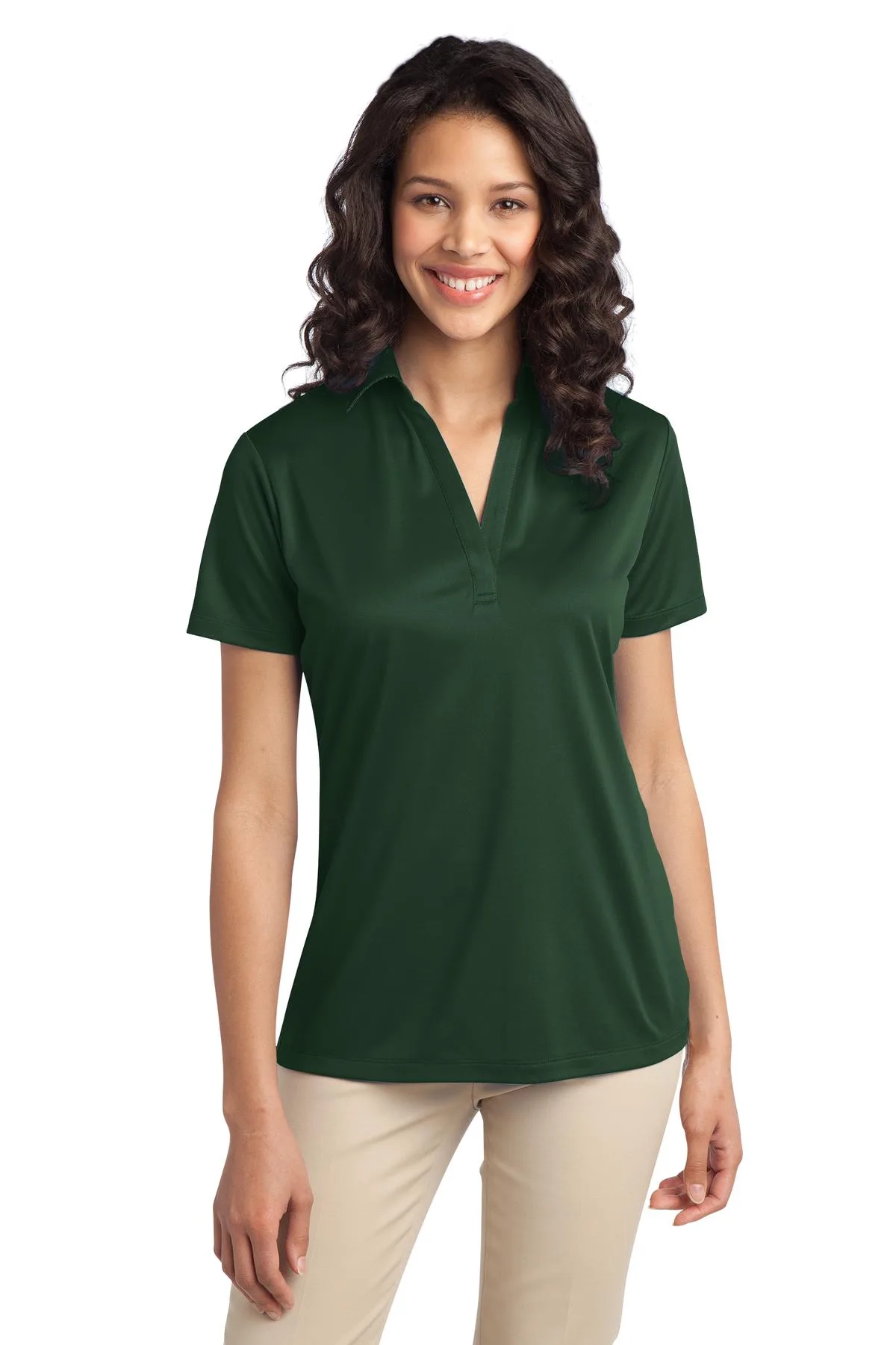 Port Authority® Women's Silk Touch™ Performance Polo. view 4