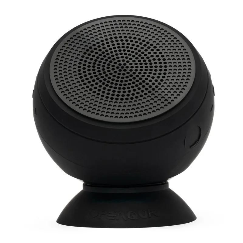 Speaqua The Barnacle Vibe 3.0 Waterproof Speaker In Manta Ray Black