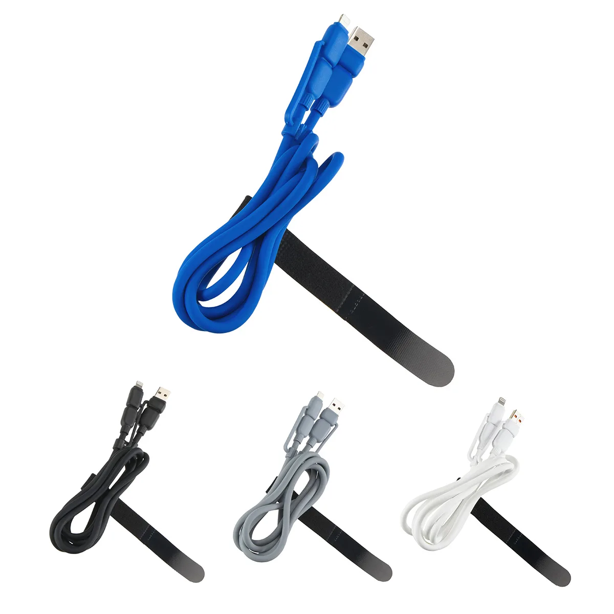 Torque Flex 4-in-1 60W PD 59" Silicone Charging Cable view 2