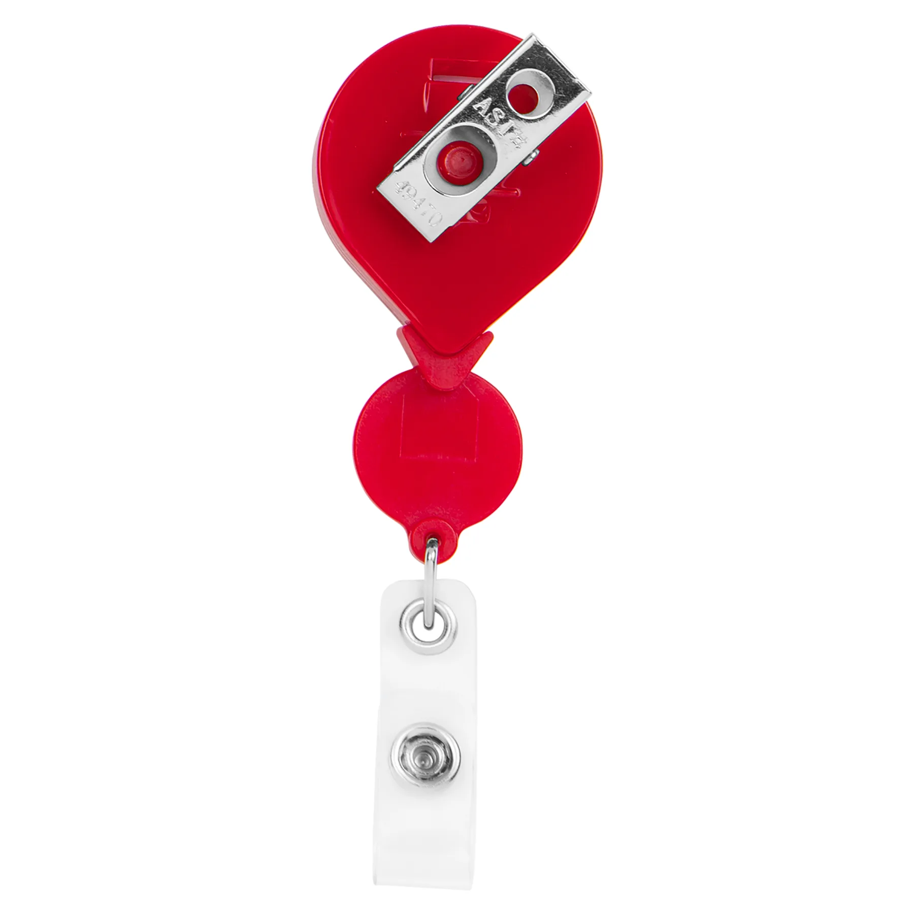 Double Up Round Retractable Badge Reel view 3