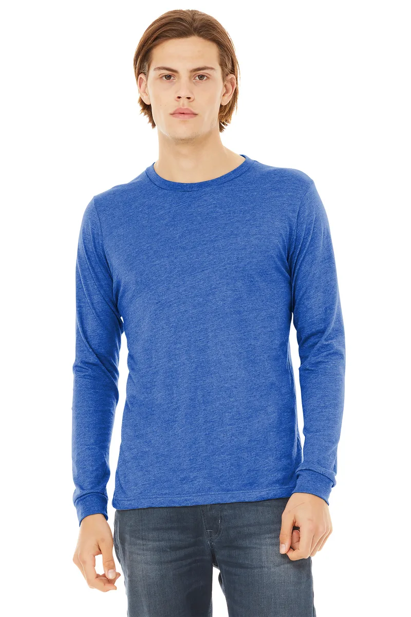 BELLA+CANVAS® Unisex Triblend Long Sleeve Tee view 6