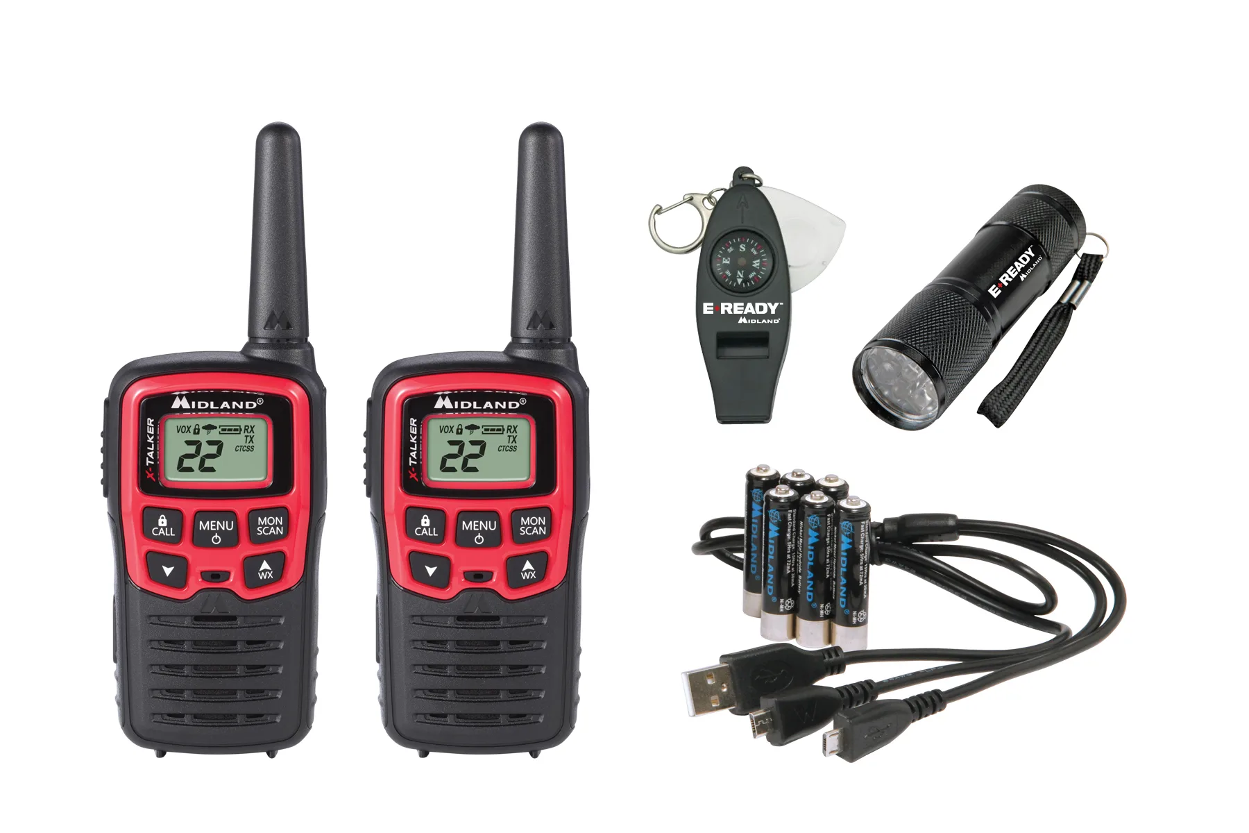 Midland E+Ready X-Talker 26 Mile Two-Way Radios