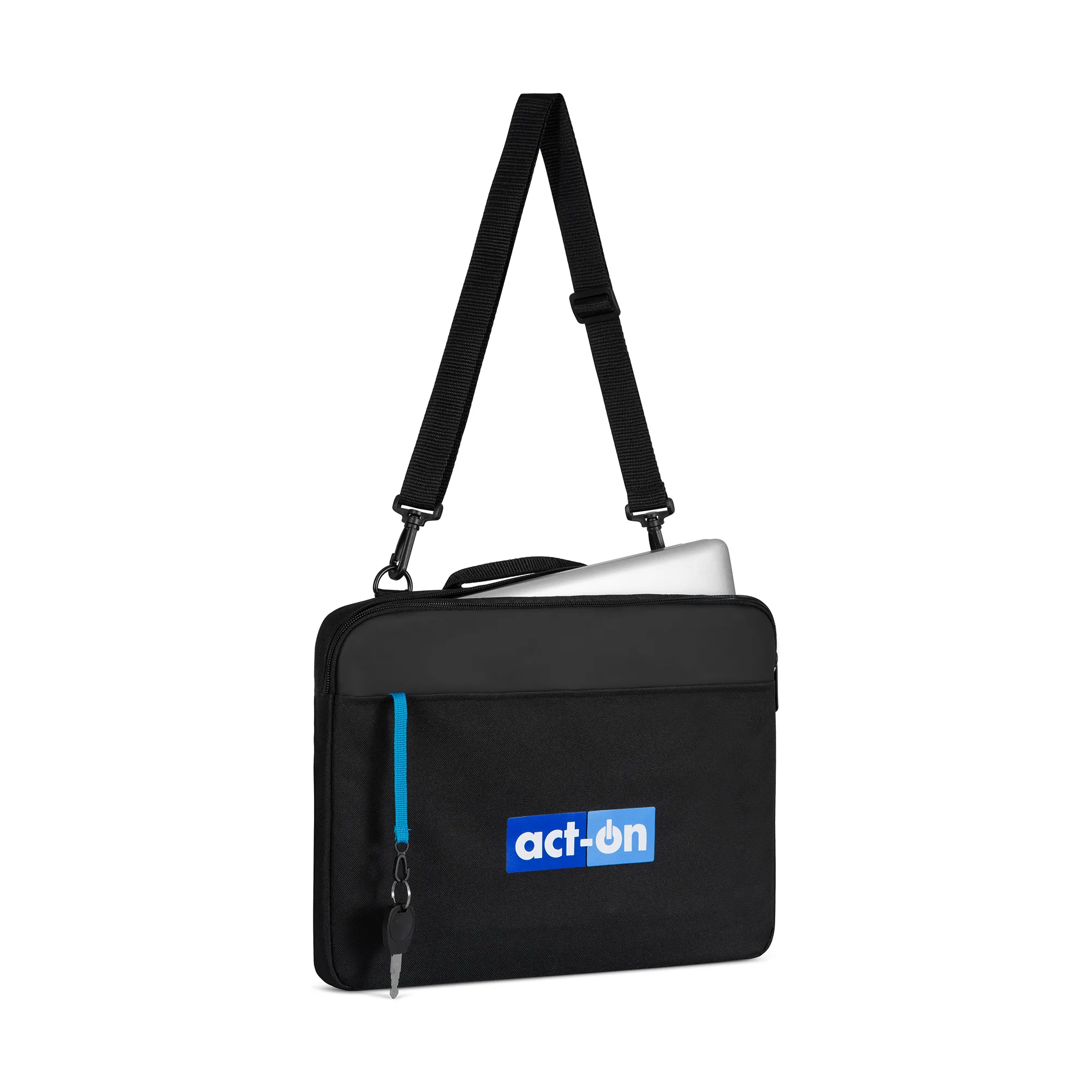 Midtown Slim Laptop Portfolio - Black