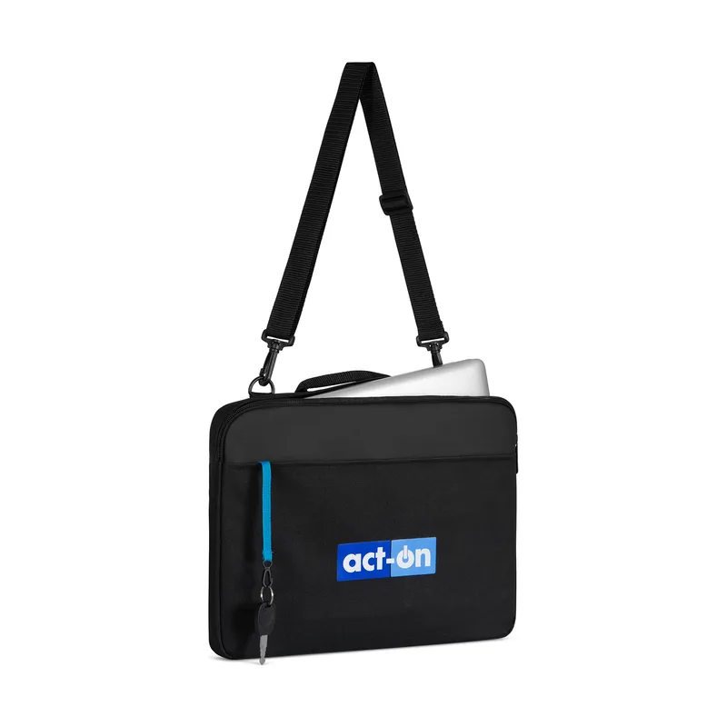 Midtown Slim Laptop Portfolio - Black