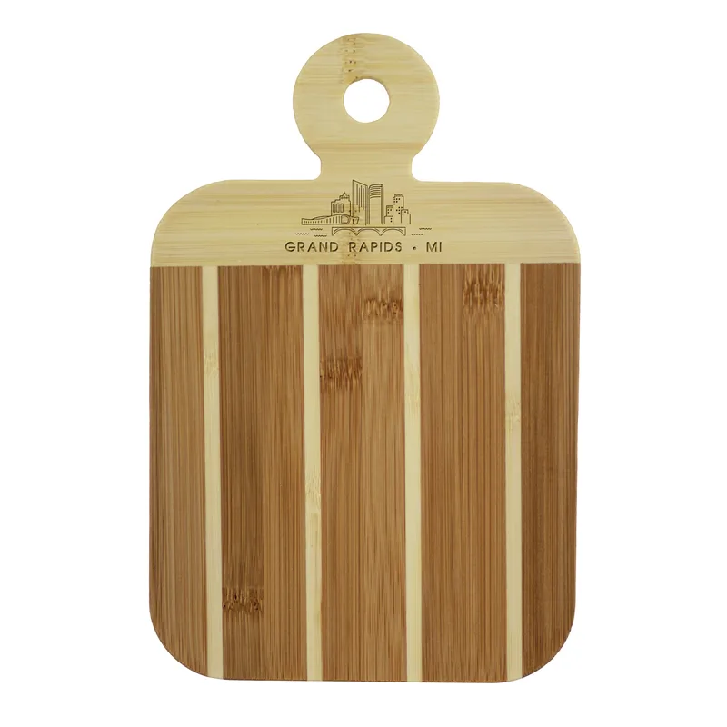 Striped Paddle Grand Rapids City Skyline Board