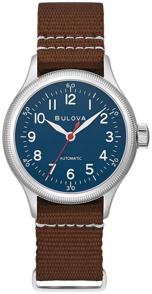 Bulova Watches Men's Military Nylon Strap Watch