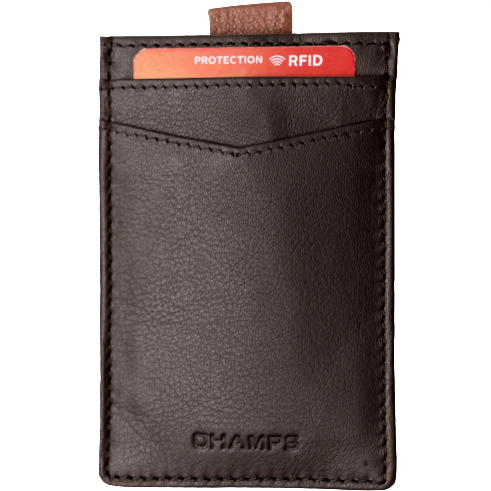 Champs Luggage Khaki Smart Tap Wallet Size 2.75"X4.25"X0.25"
