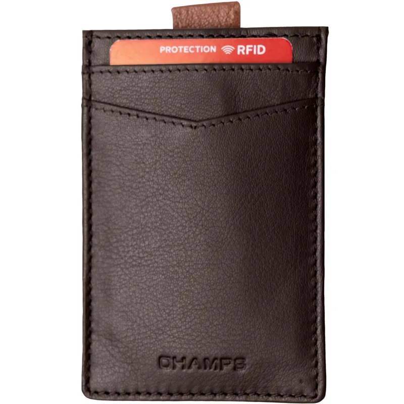 Champs Luggage Khaki Smart Tap Wallet Size 2.75"X4.25"X0.25"