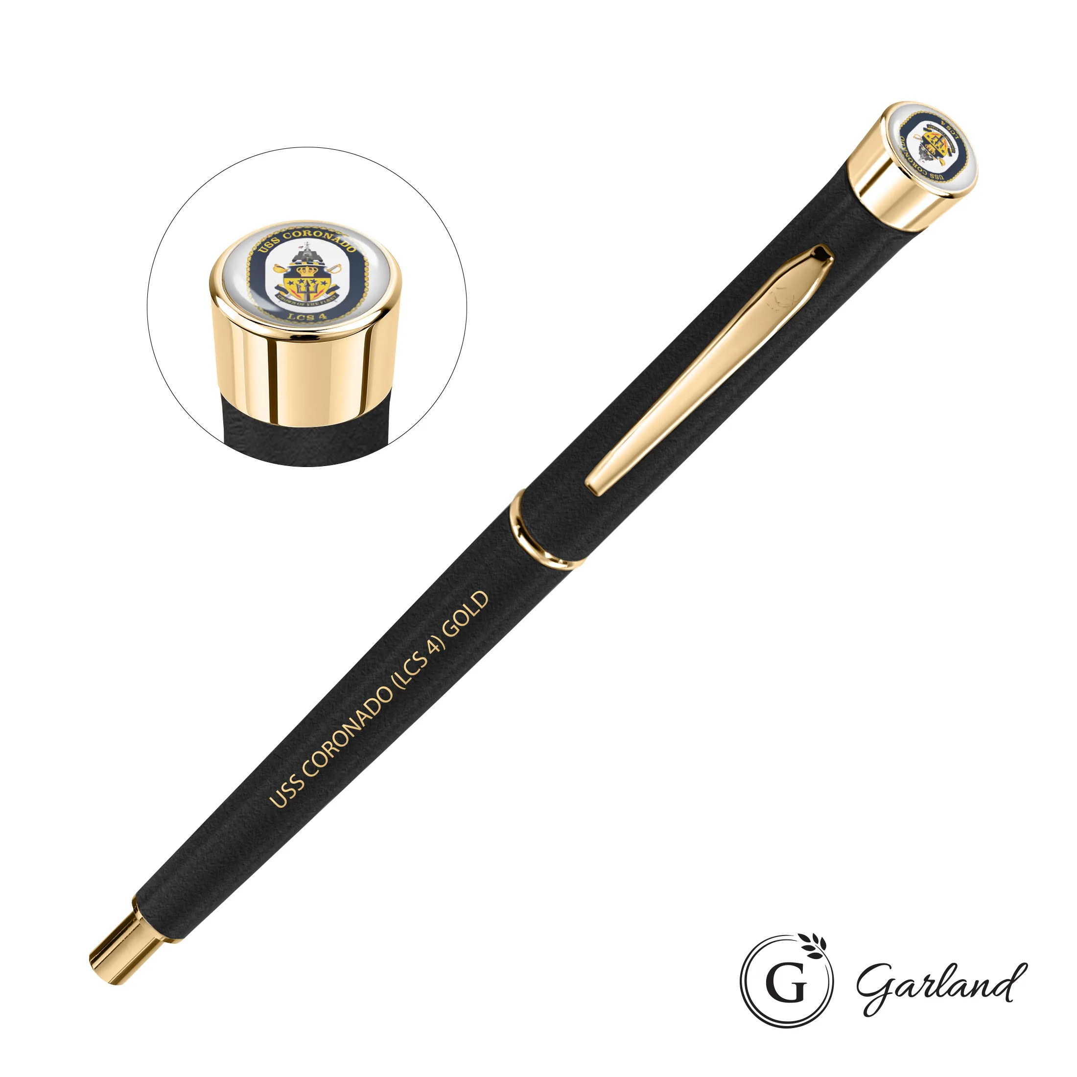 Custom, Mechanical Pencil, Gold, Black / Gold