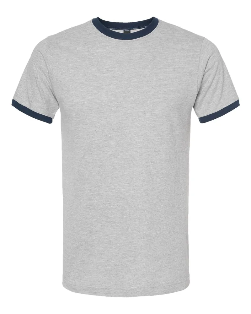 Tultex® Unisex Fine Jersey Ringer Short Sleeve T-Shirt view 7