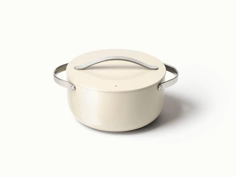 Caraway 6.5 Qt. Nonstick Ceramic Cream Dutch Oven