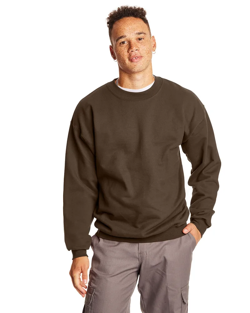 Hanes Printables Adult Ultimate Cotton® 90/10 Fleece Crew view 5