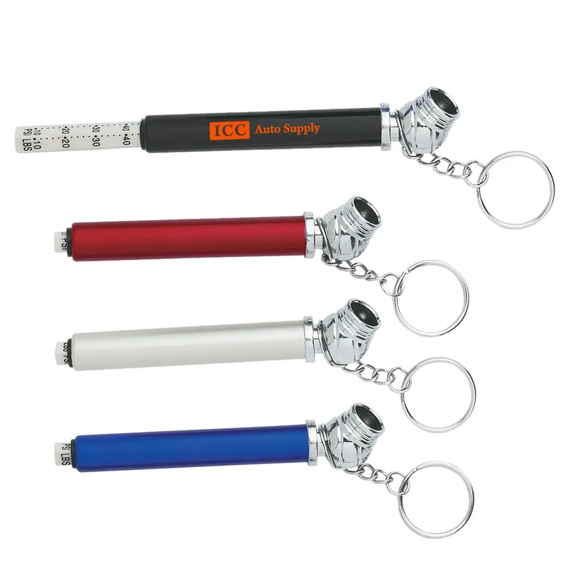 Mini Tire Gauge Key Chain view 2