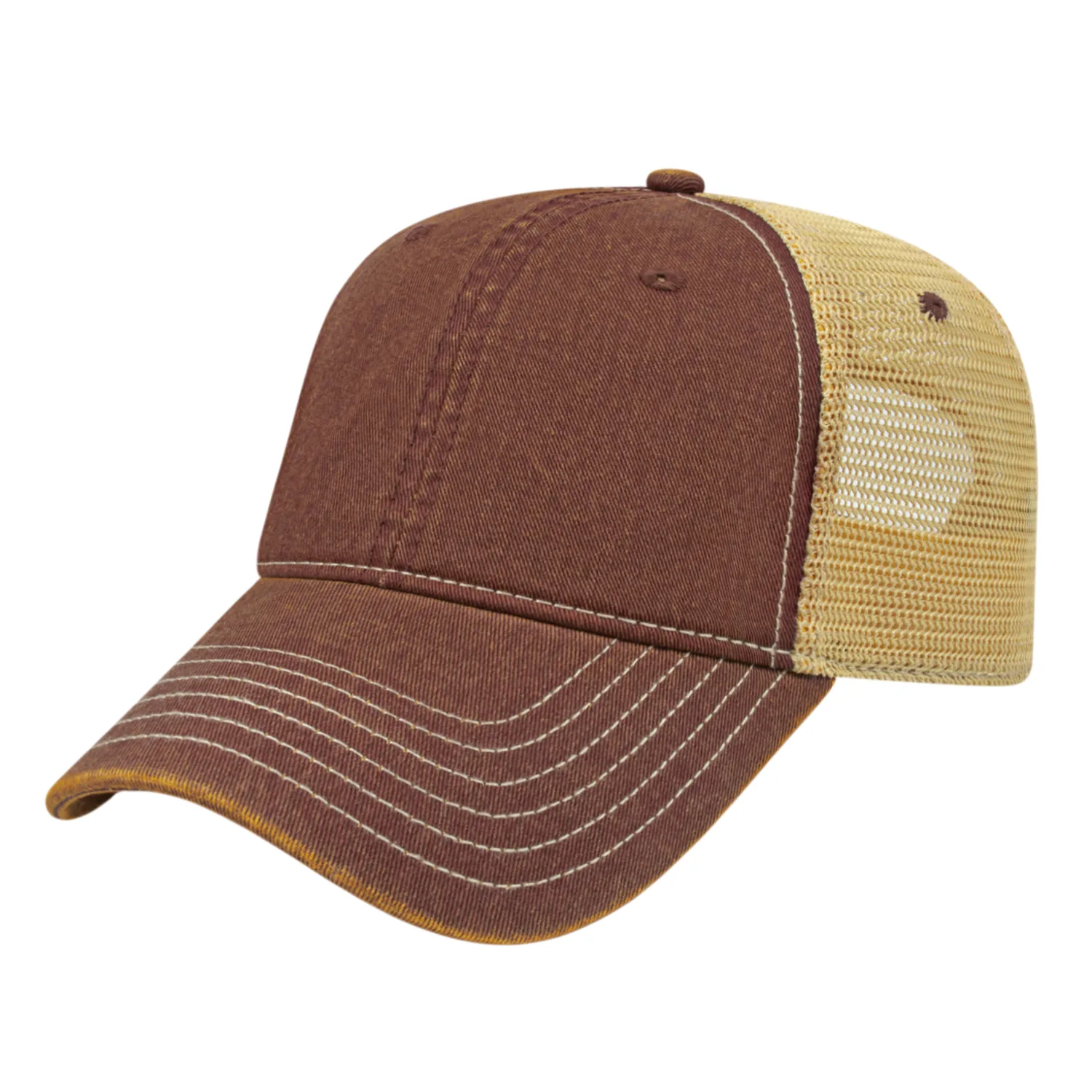 Maroon Red / Khaki Tan