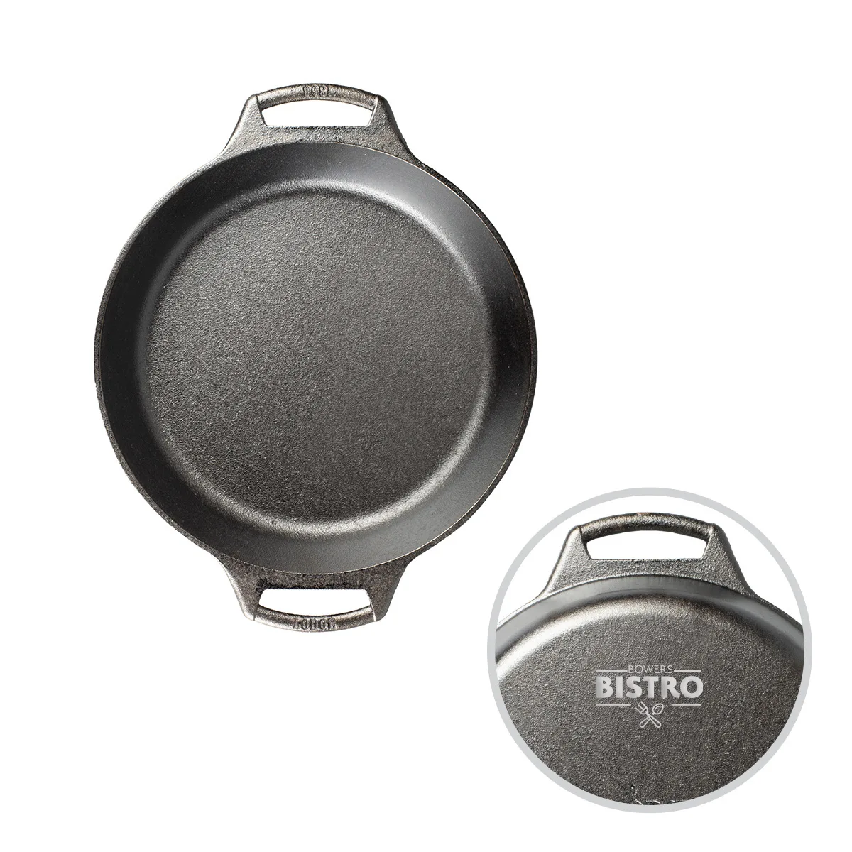 Lodge - 10.25-Inch Seasoned Cast Iron Baker's Skillet