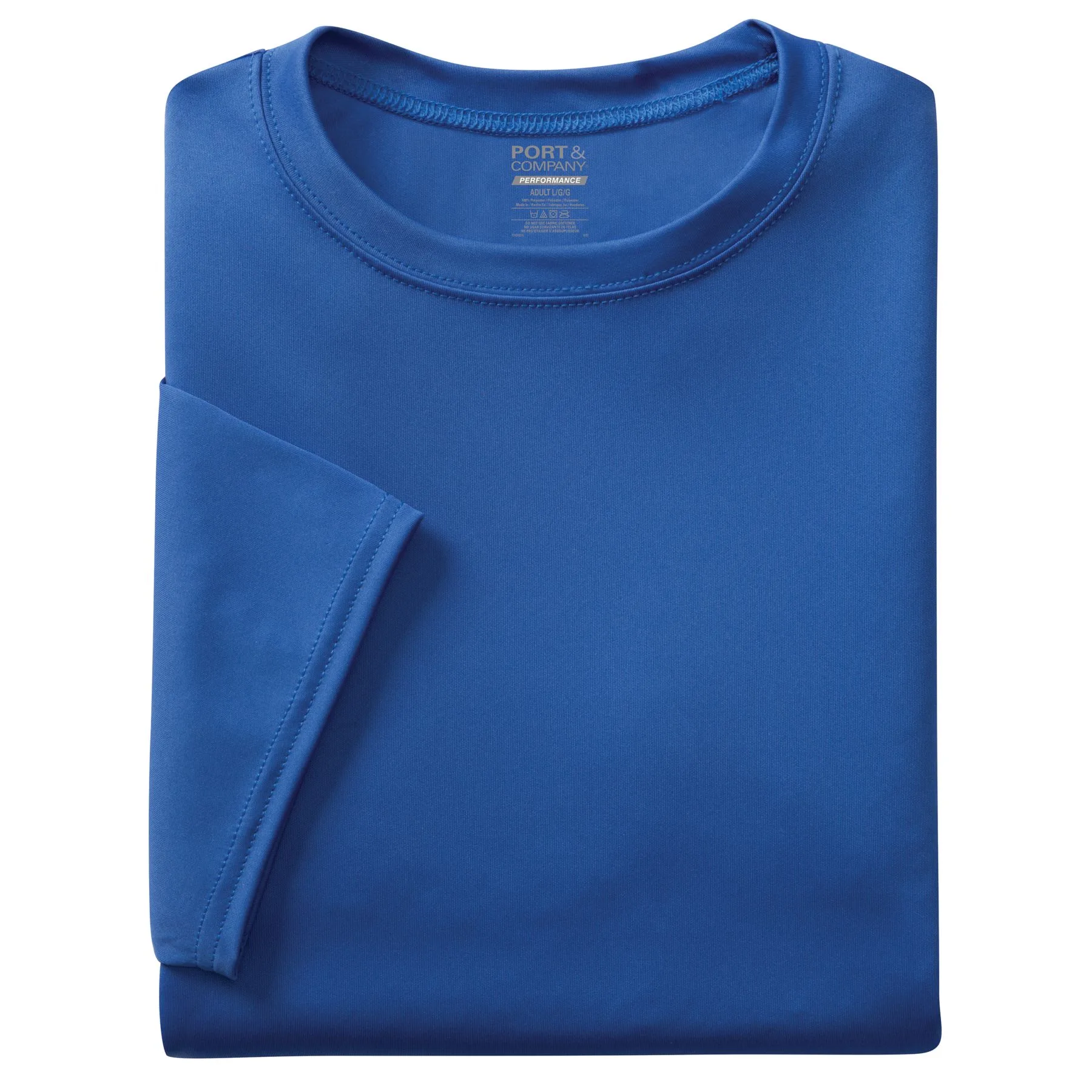 Royal Blue Blank Folded View