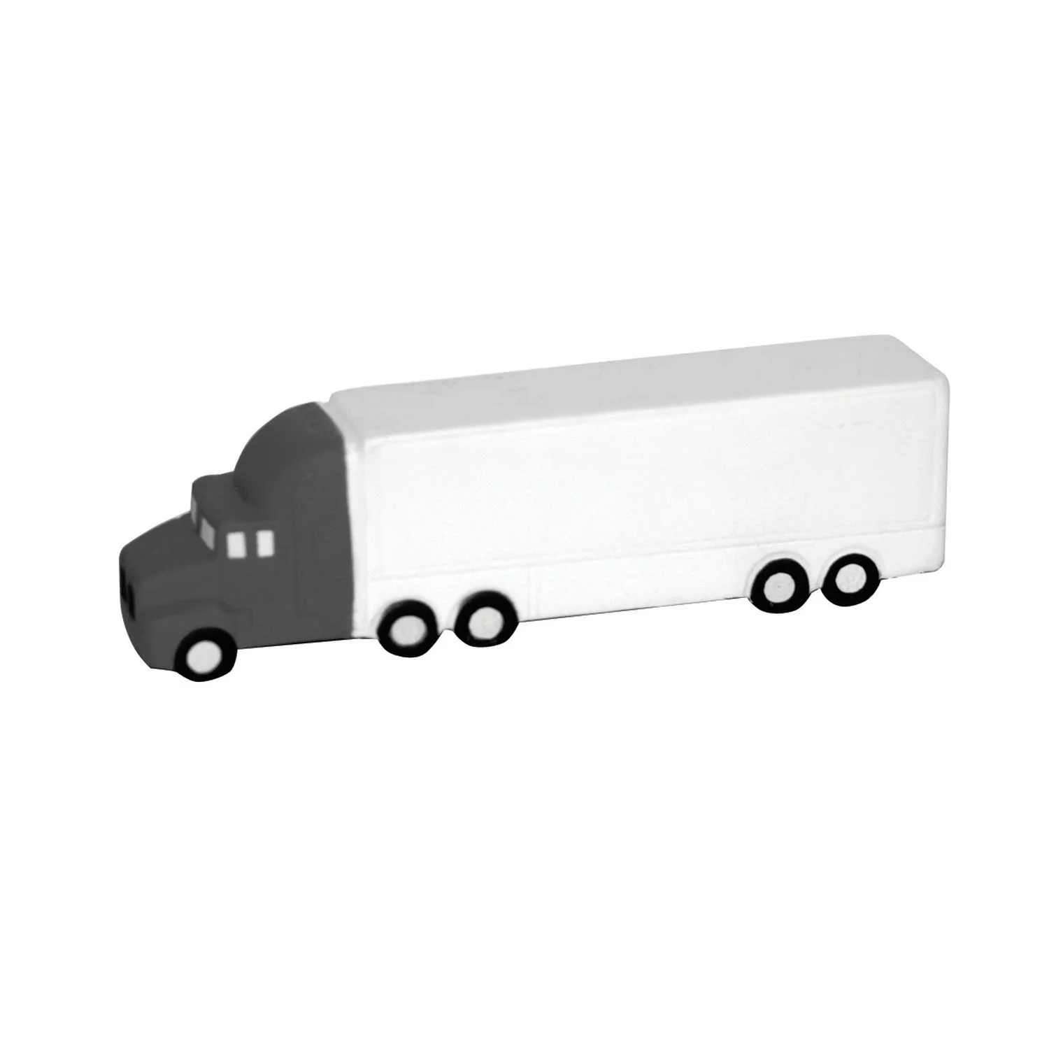Stress Semi Truck White/Grey view 2