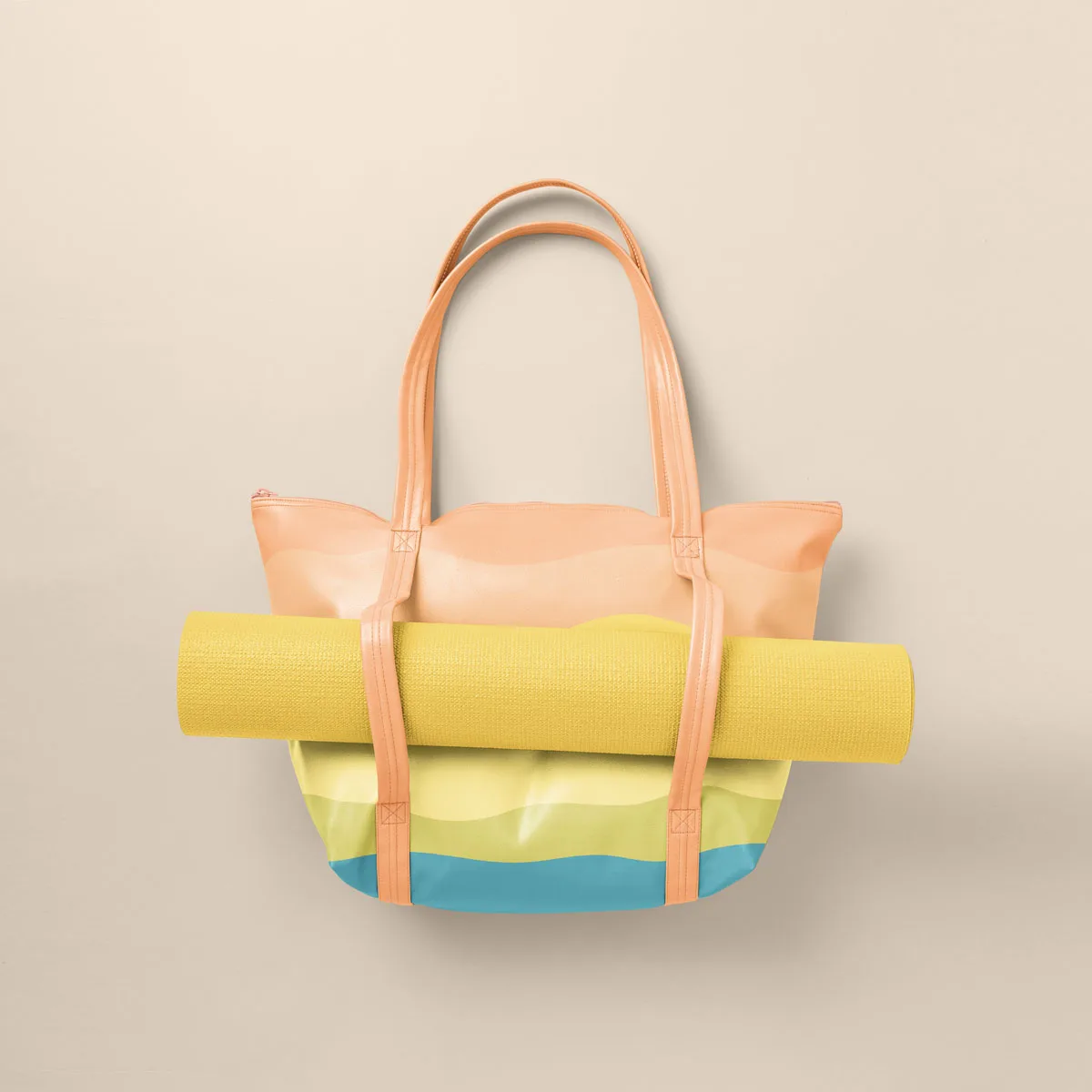 Weekender Yoga Tote - Vegan Leather view 2