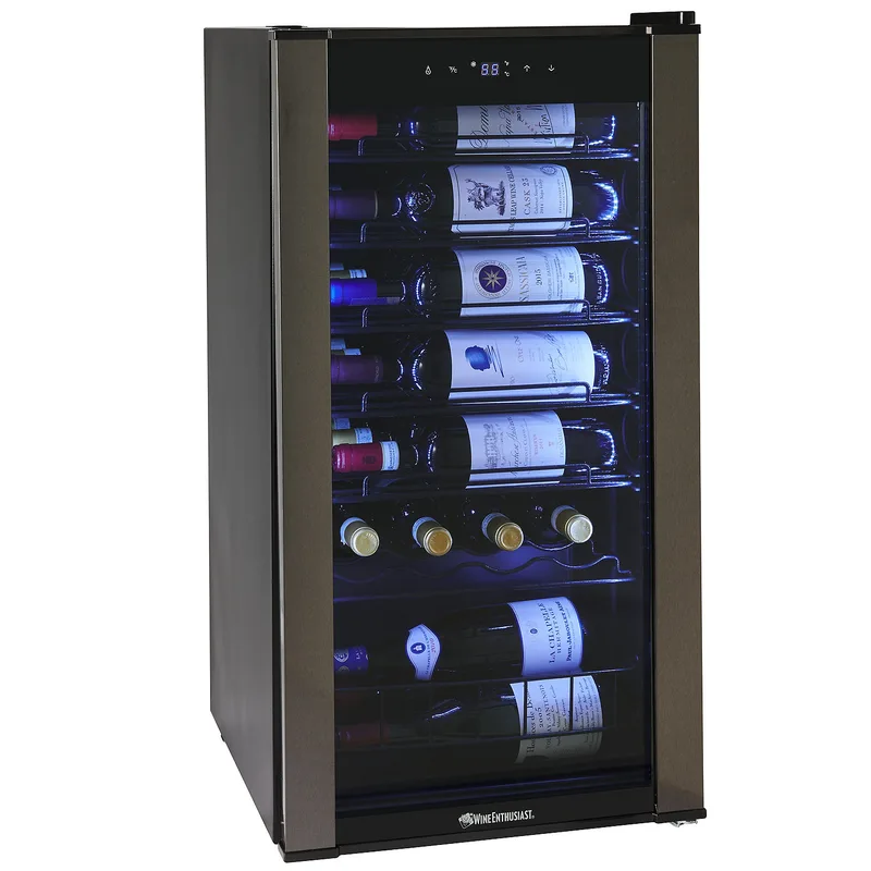 Wine Enthusiast Vino View 28-Bottle Wine Cellar