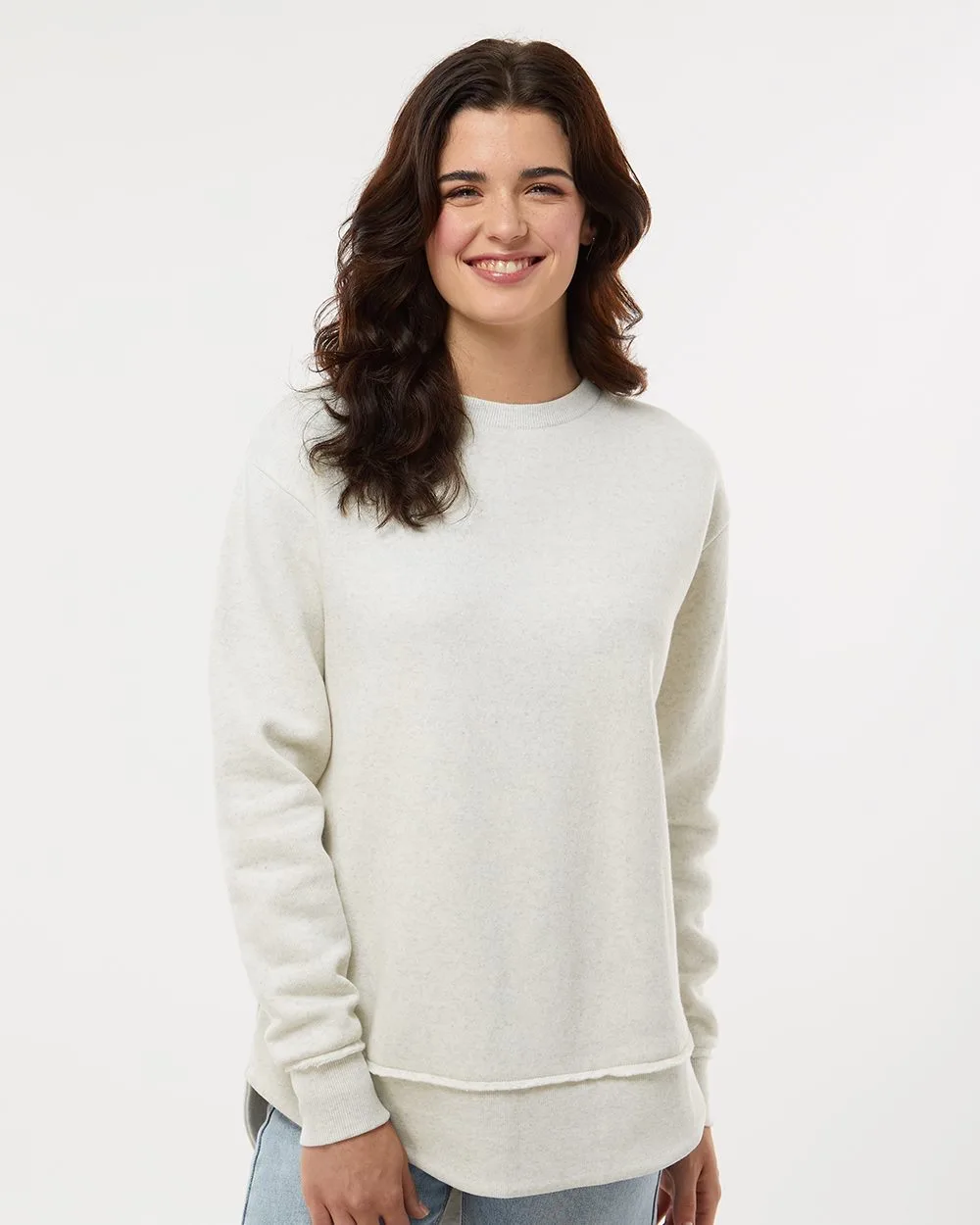 LAT® Women's Weekend Fleece Crewneck Sweatshirt view 2
