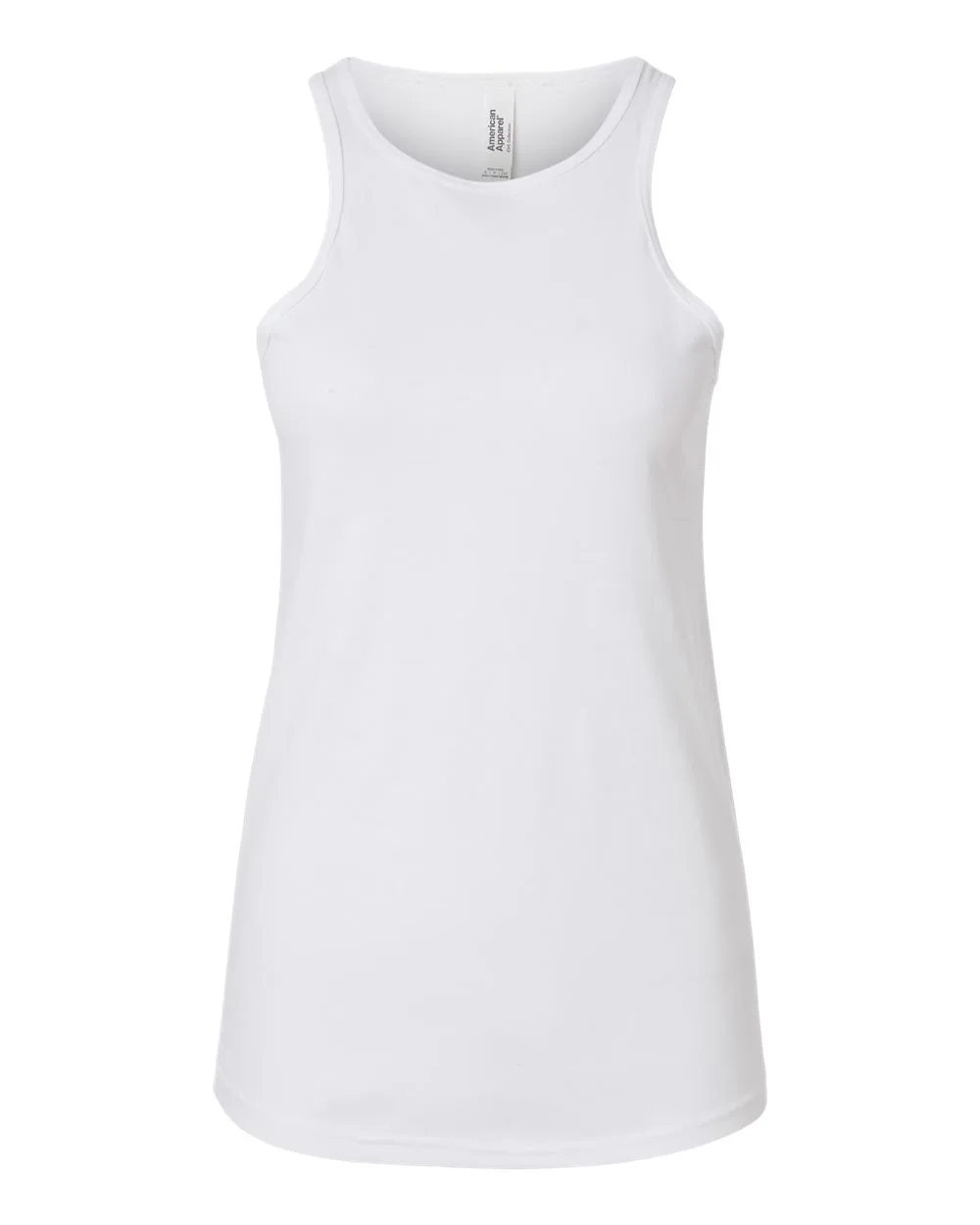 American Apparel® Ladies' CVC Racerneck Tank Tops view 7