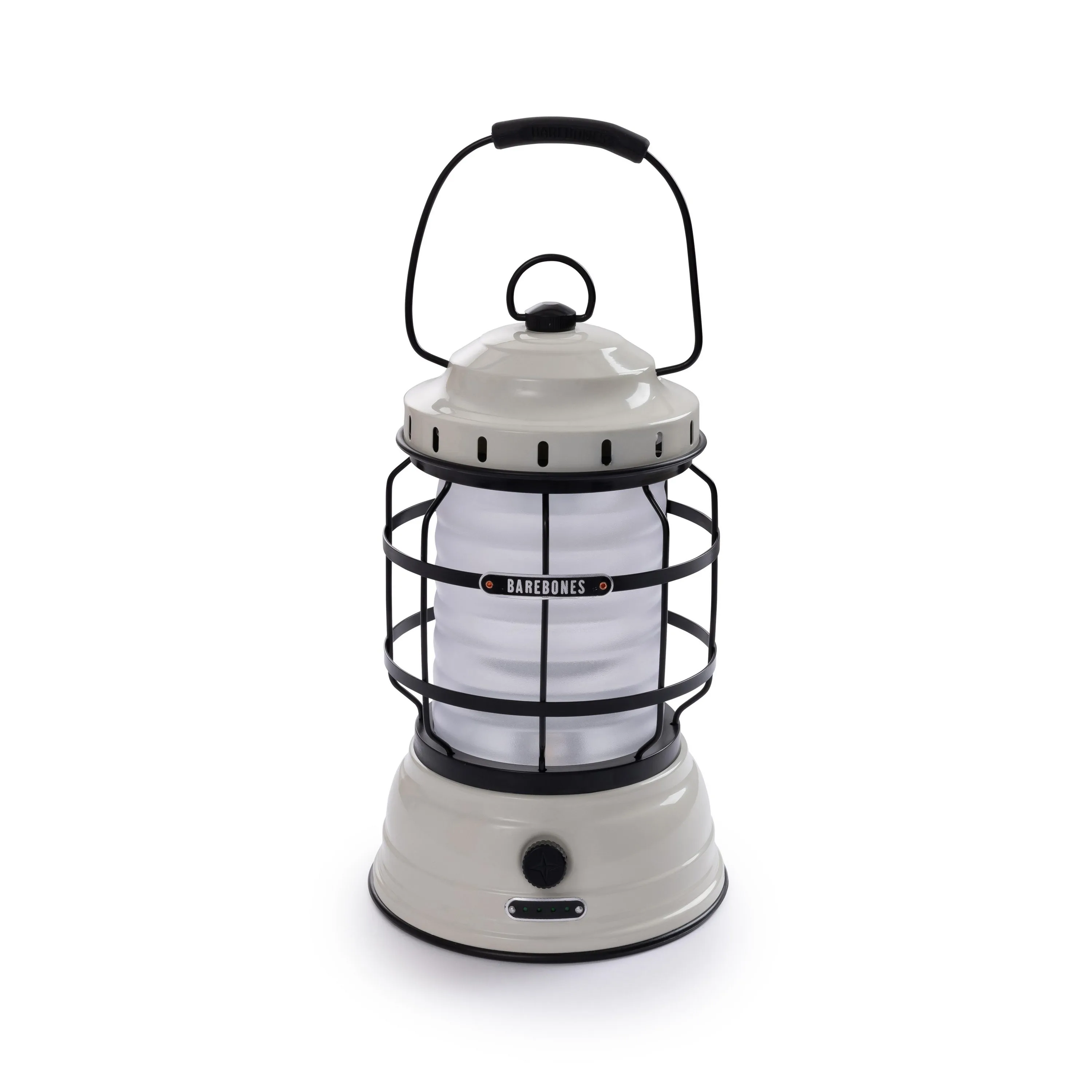 Barebones Rechargeable Lantern - Vintage White