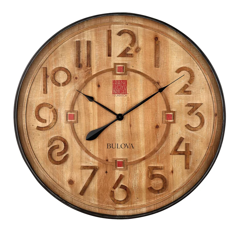 Bulova Clocks Frank Lloyd Wright Collection "The Taliesin" Clock