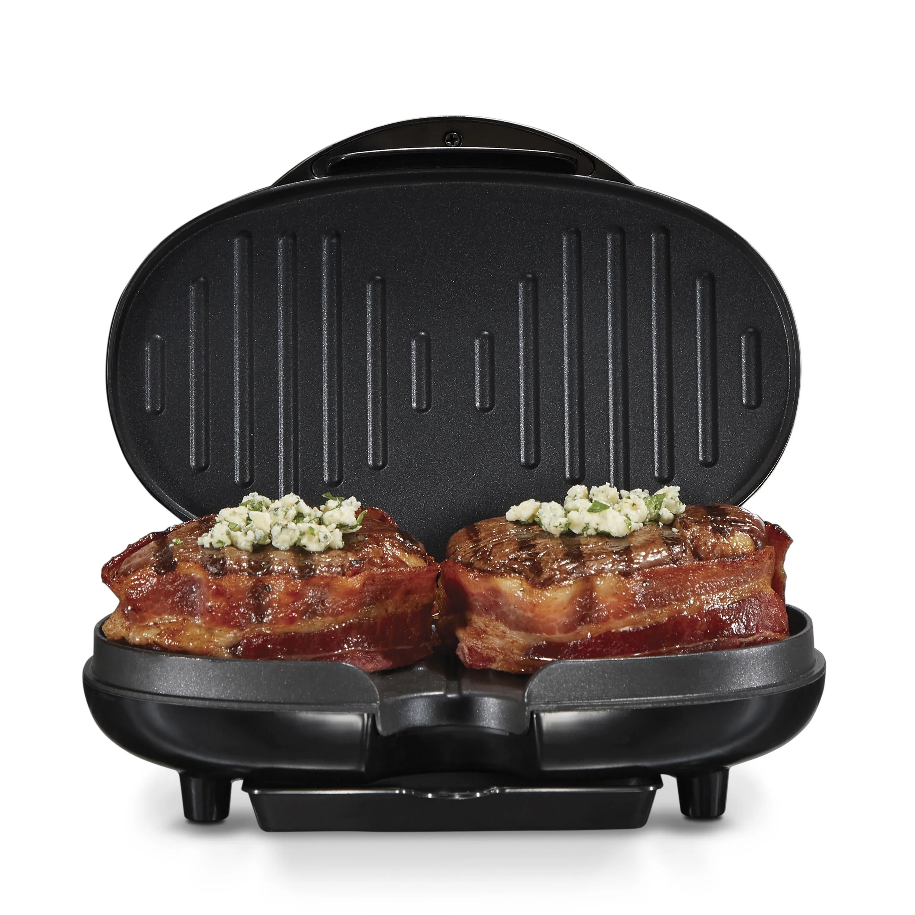 Proctor Silex Compact Grill, Nonstick Surface, Black