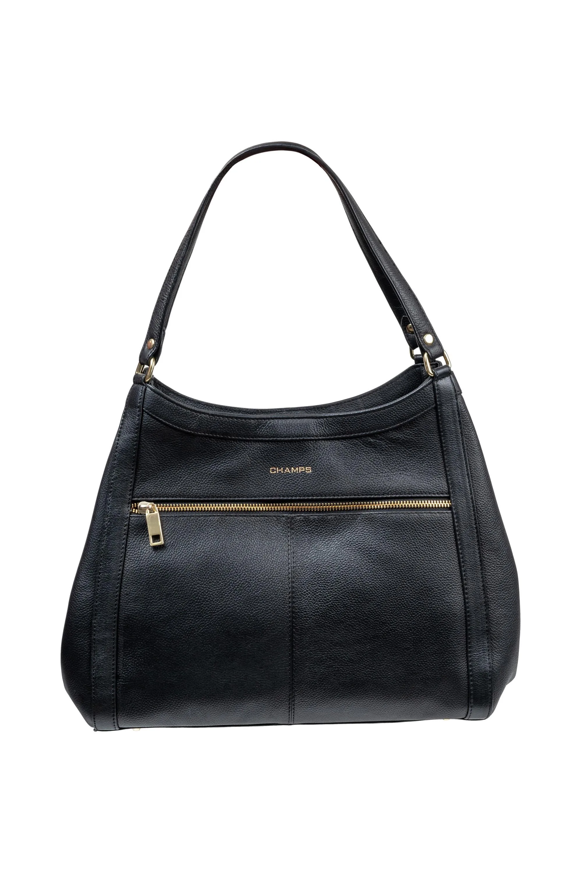 Champs Luggage Gala Collection Leather Hobo Bag Size 11"X14"X6"