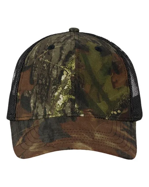 Valucap® Licensed Camouflage Mesh Cap