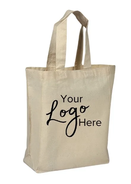 Shopping Tote Bag w/4" Gusset (8"x10"x4") view 2