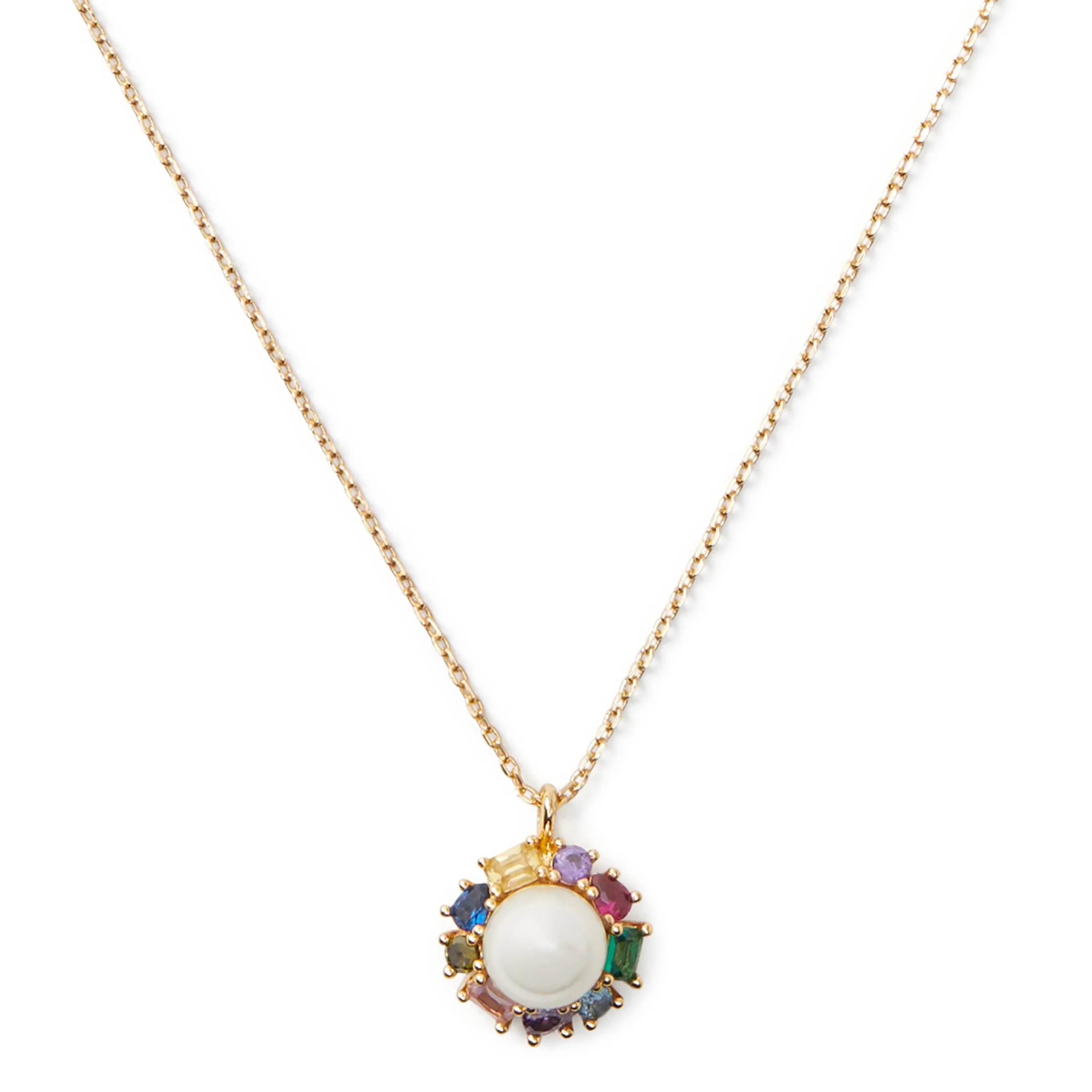 kate spade new york Candy Shop Pearl Halo Pendant - Multi