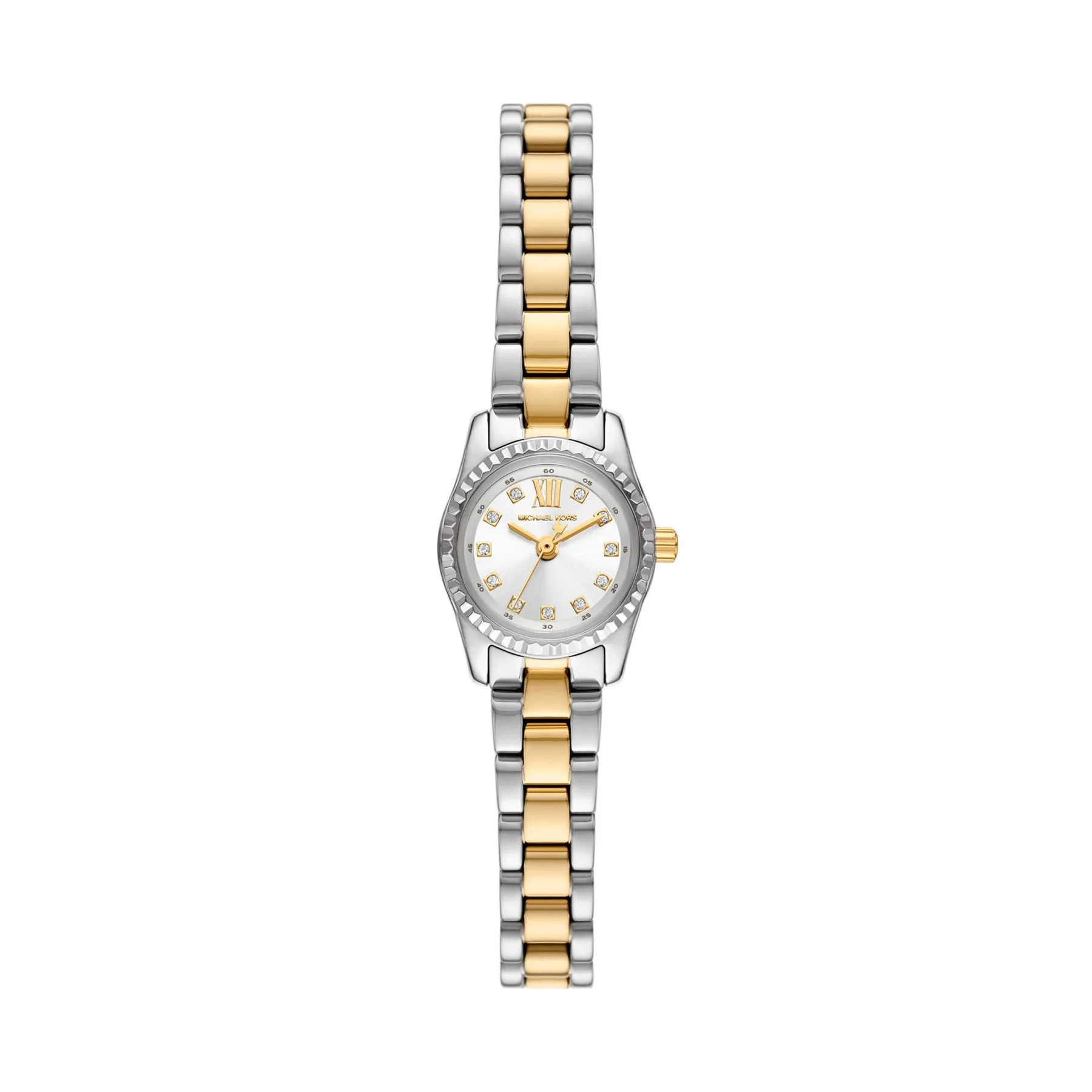 Michael Kors Women's Micro Lexington Pave Two-Tone Watch