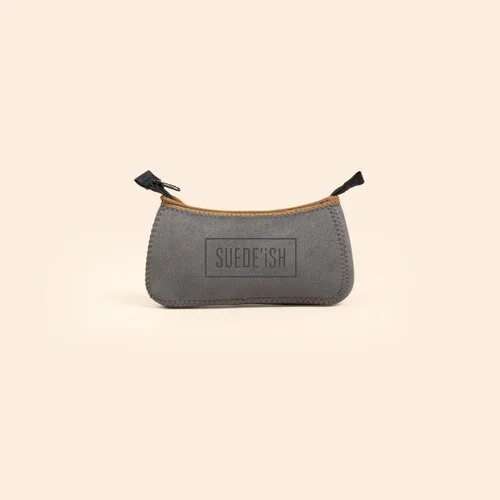 Large Suede-ish Canoe Pouch view 7