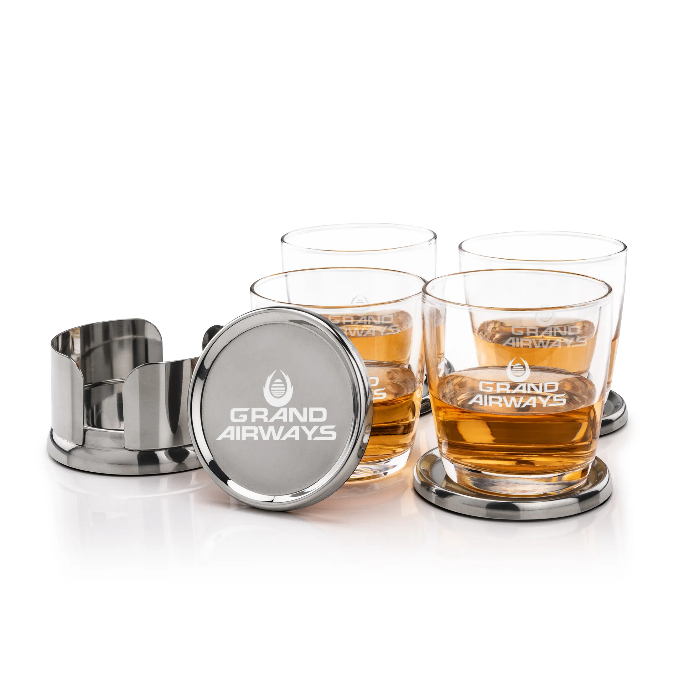 Baldoni Coaster Set, Laser Engraving