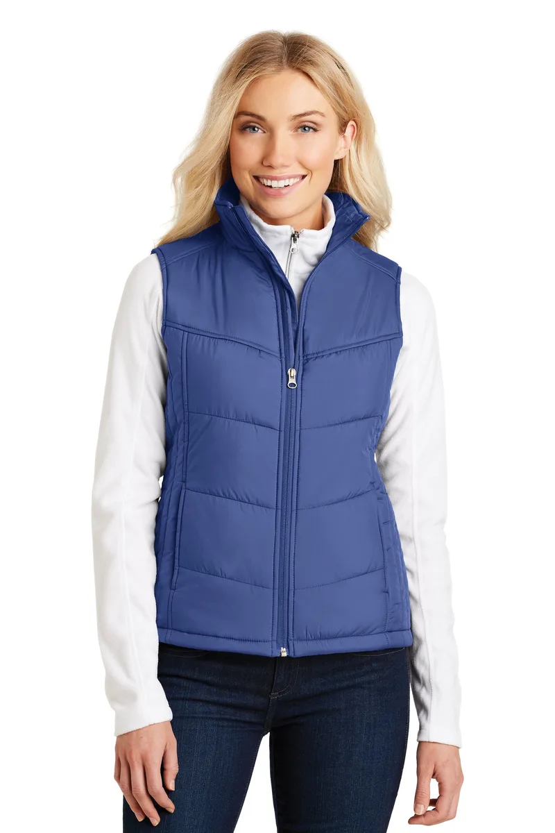 Port Authority® Women's Puffy Vest. view 2