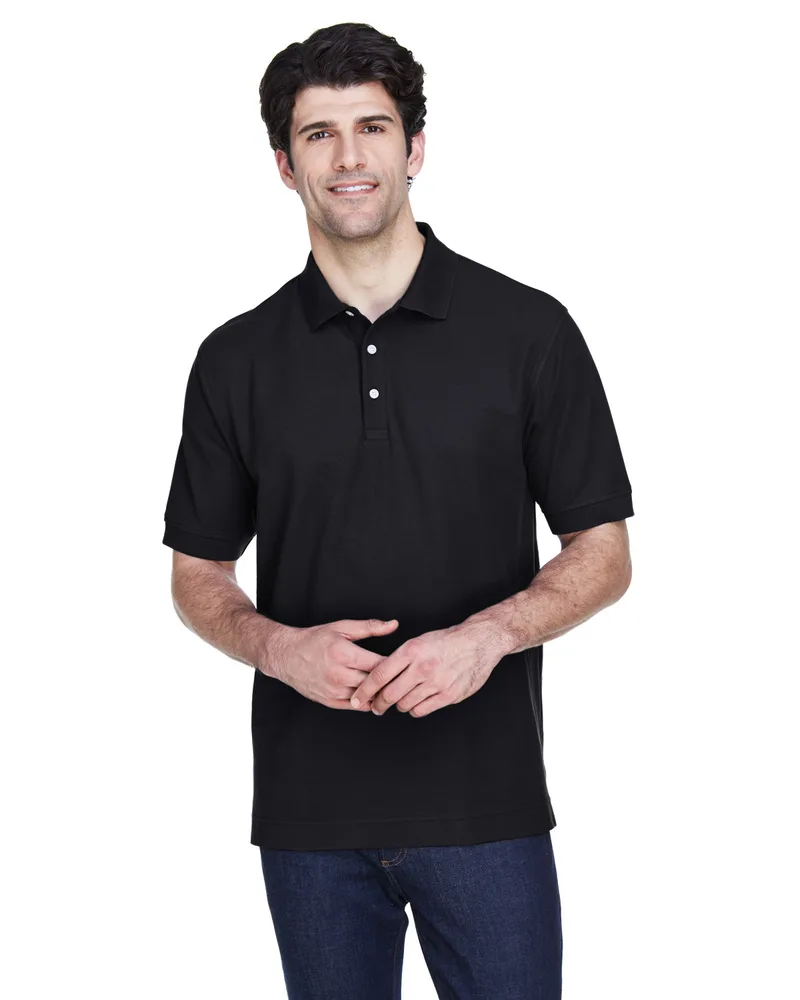 Devon and Jones® Men's Pima Piqué Short-Sleeve Polo Shirt