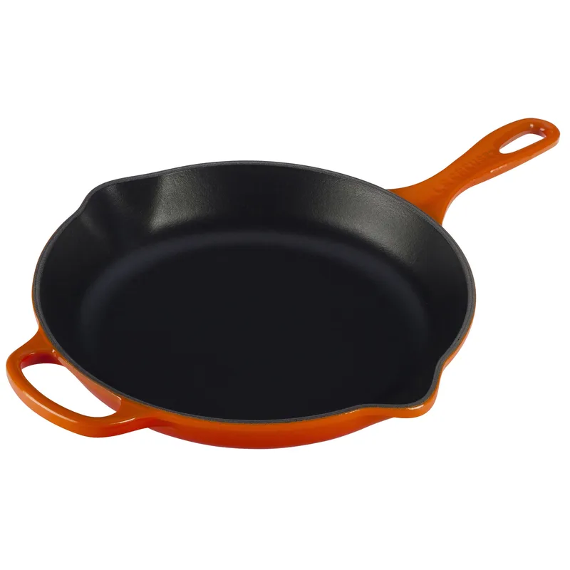 Le Creuset 11.75" Signature Cast Iron Skillet Flame