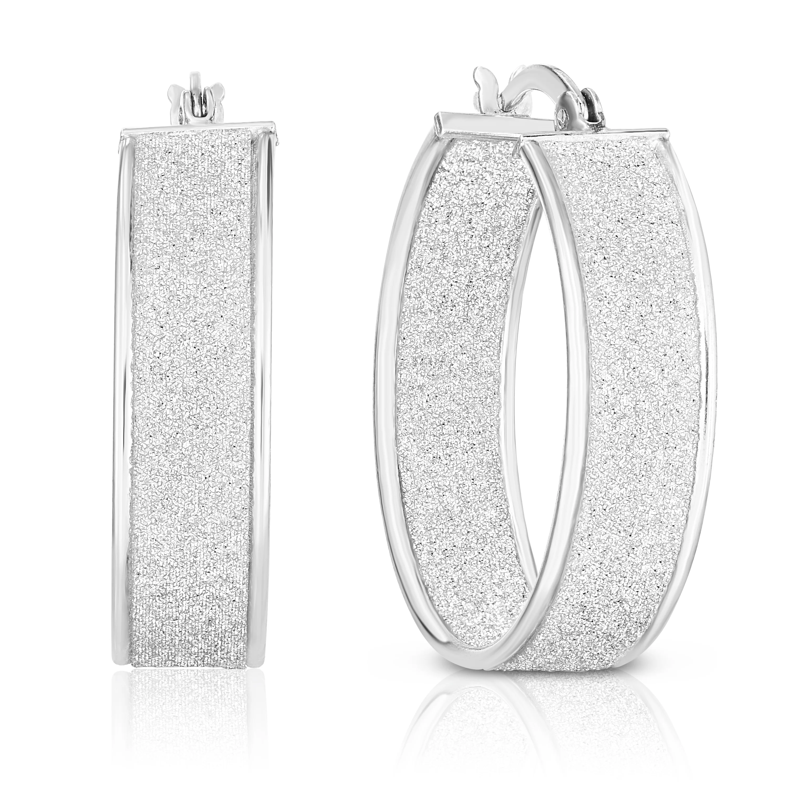 Jilco Inc Glitter Hoops - 25mm